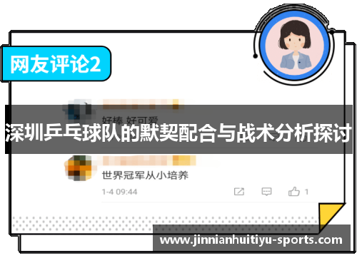深圳乒乓球队的默契配合与战术分析探讨